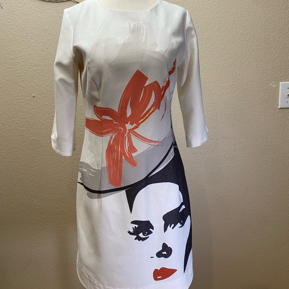 Printed mini dress